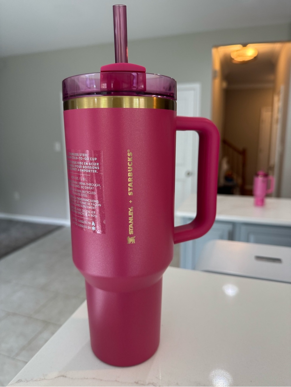Stanley x Starbucks Berry Pink Quencher
